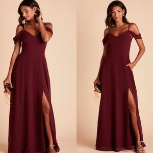 BIRDY Grey Devin Chiffon Cabernet Dress convertible